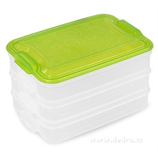 Trojobal 3x 800 ml box na potraviny zelen  - zobrazit detaily